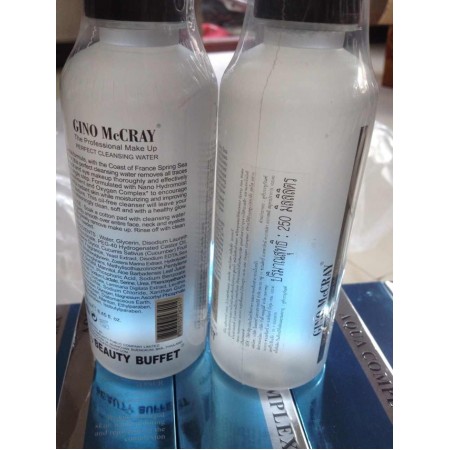 GINO McCRAY The Professional Make Up Perfect Cleansing Water