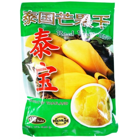 Taibao Dried Mango Redal Fruit 100%  NET WT 380 G