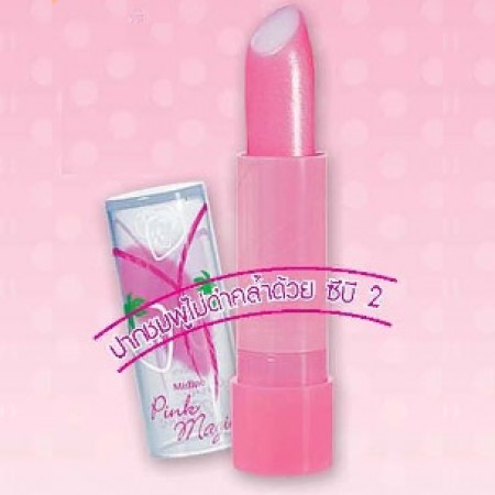 mistine pink magic lip plus cb 2 - stawberry